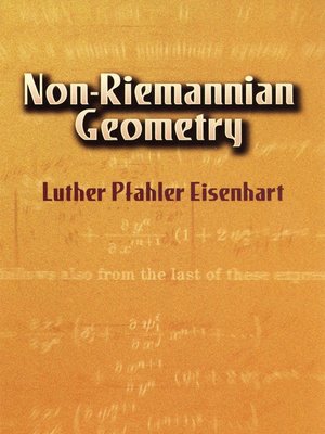 cover image of Non-Riemannian Geometry